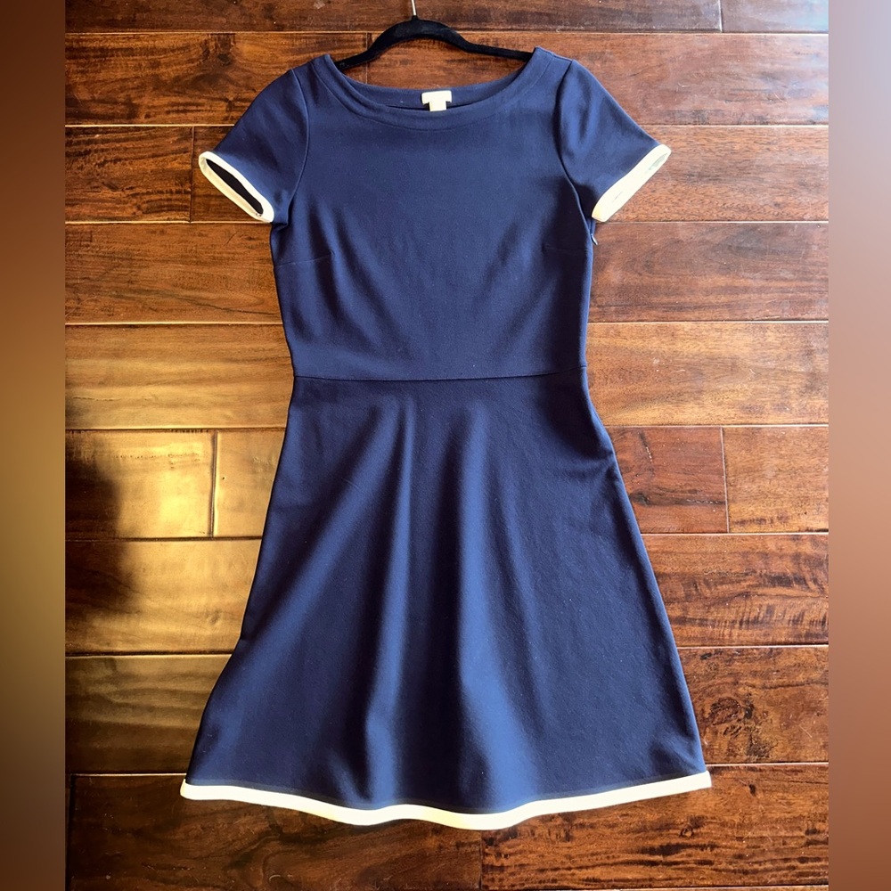 JCrew Sz 0 Navy dress